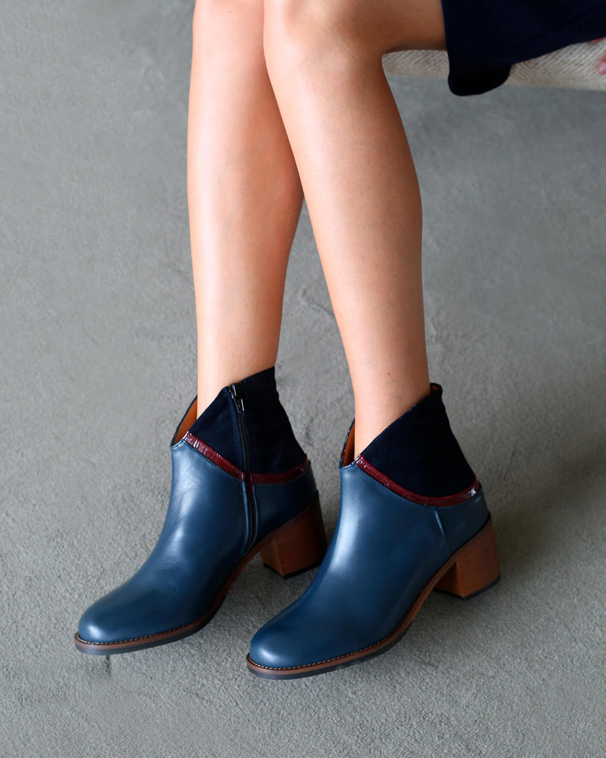 URANO URANO BLU SUEDE