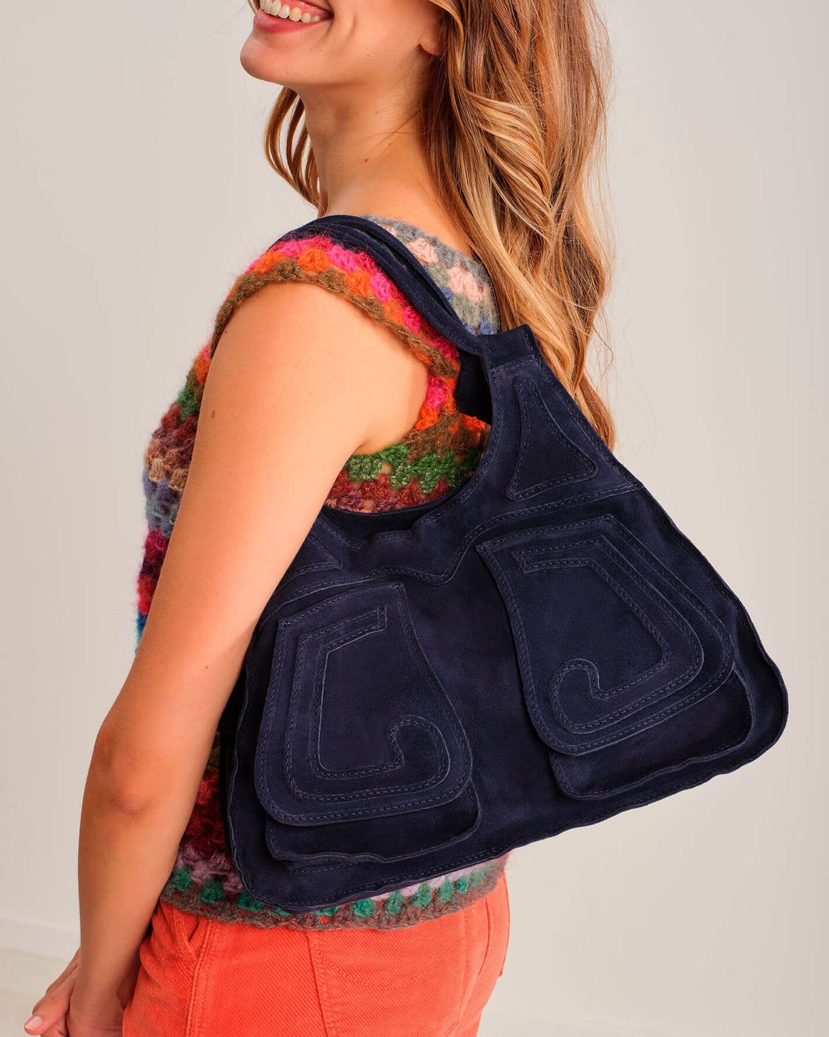 ROCK ROCK BLU SUEDE