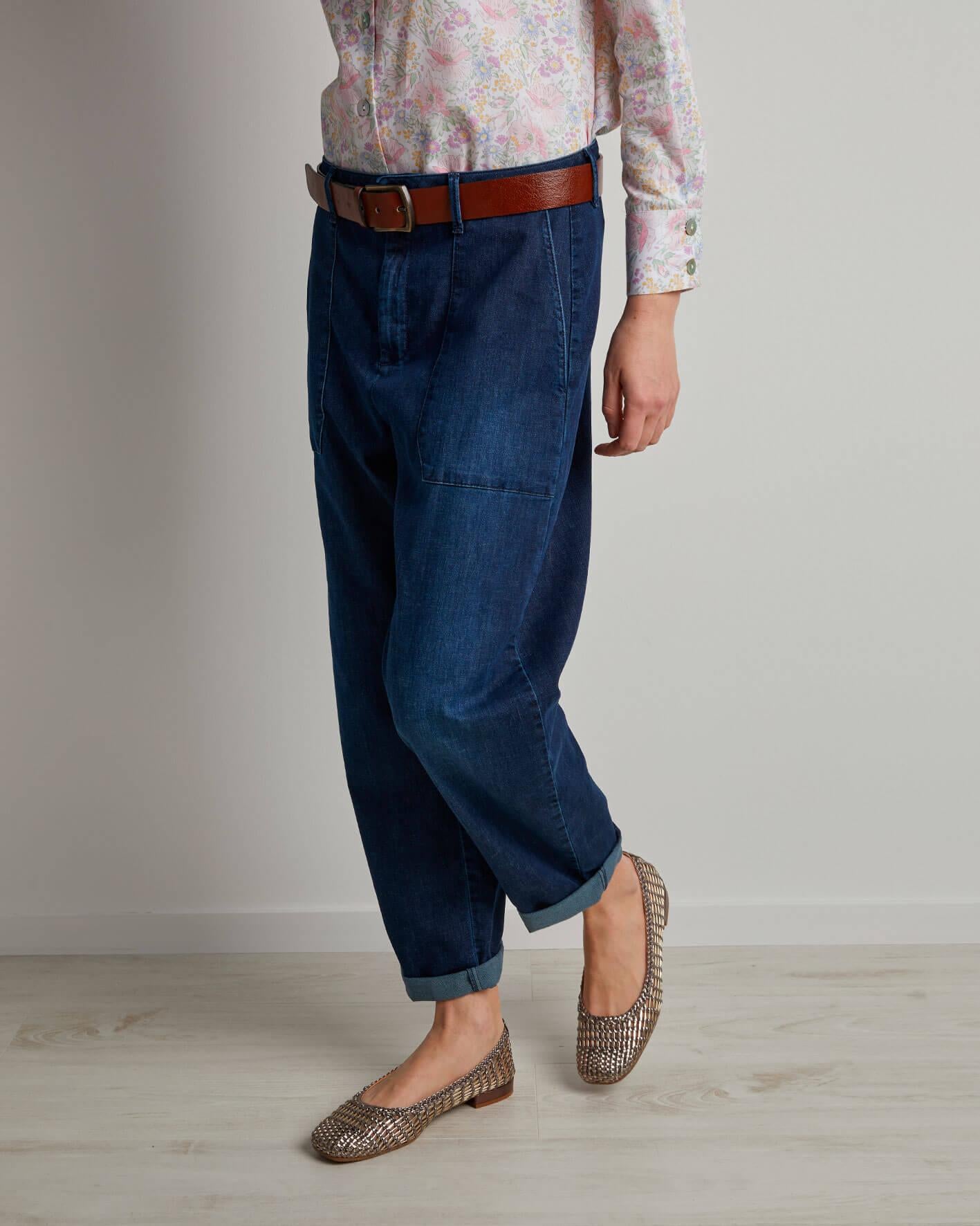 BAGGY FATIGUE 347 BLU CIGALAS