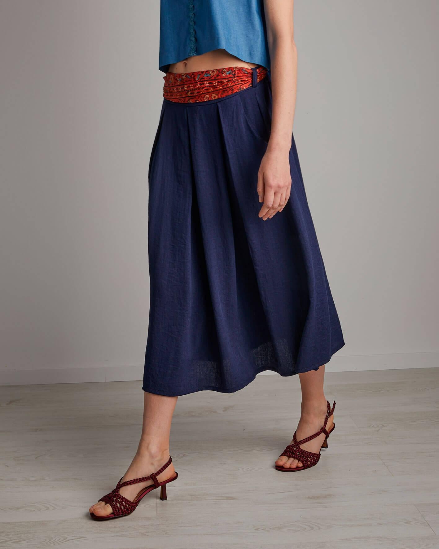 FOLK FOLK BLU SUEDE