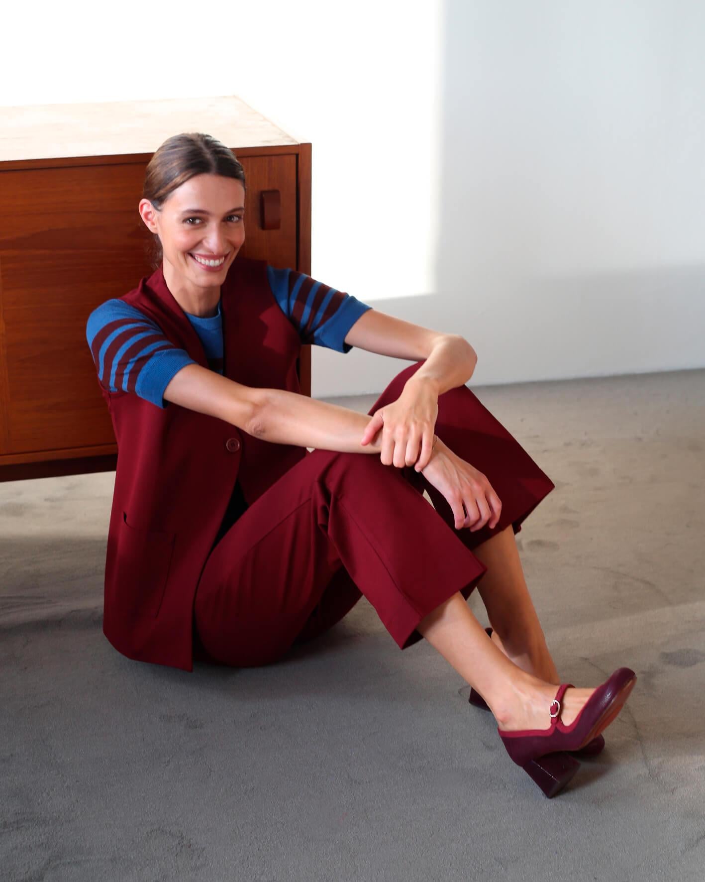 SORIA SORIA BORDEAUX SUEDE