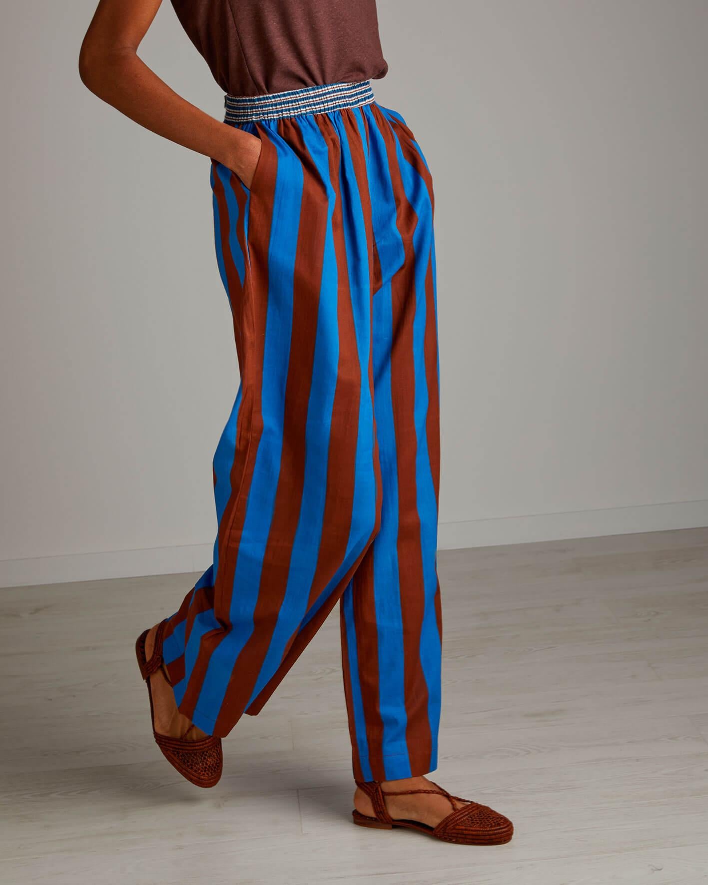 ELARA 68261 BLU RIGHE PALME