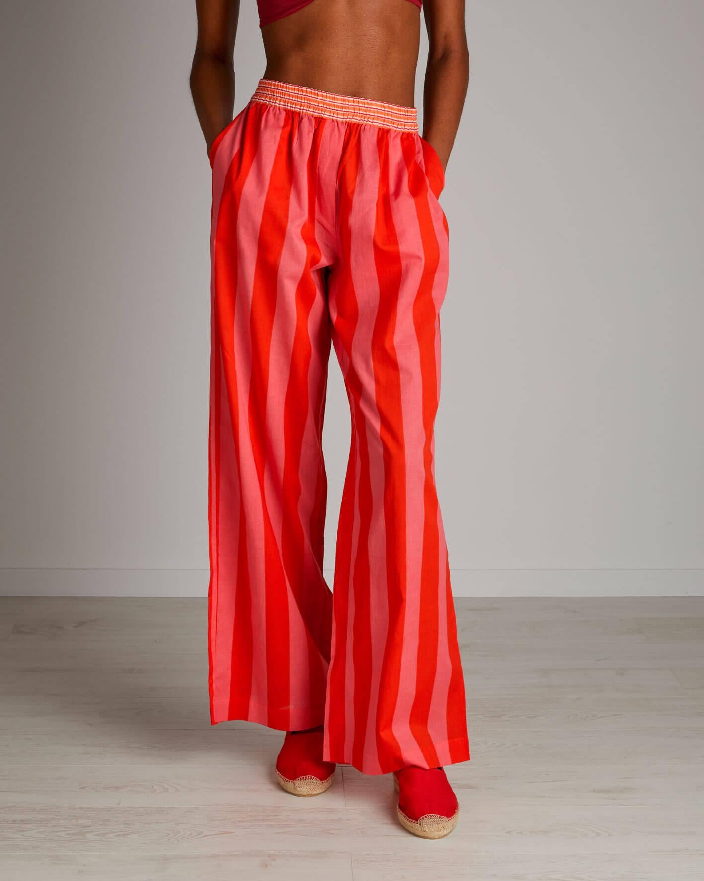 ELARA 68261 ARANCIO RIGHE PALME