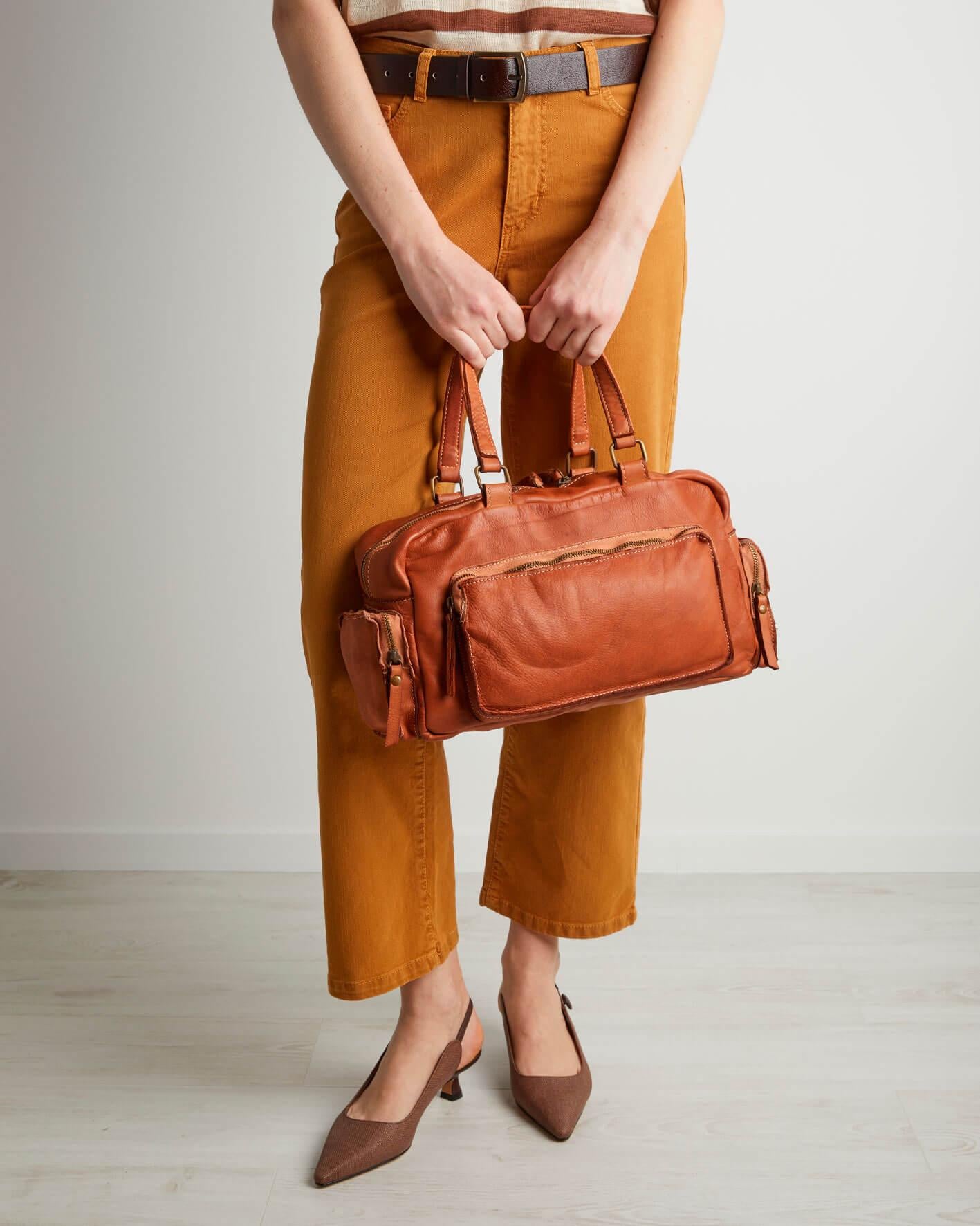 FRINGUELLO FRINGUELLO COGNAC SUEDE