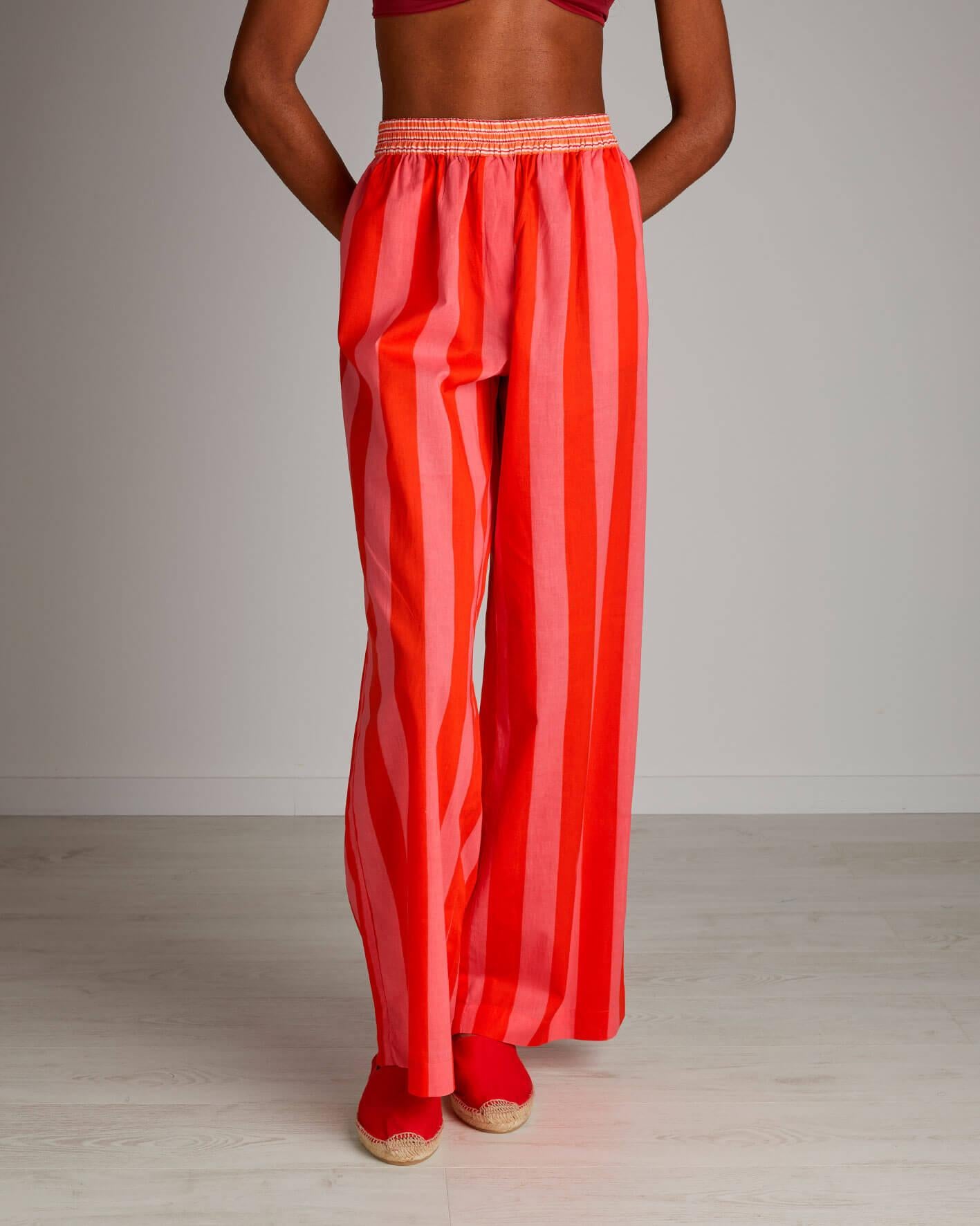 ELARA 68261 ARANCIO RIGHE PALME