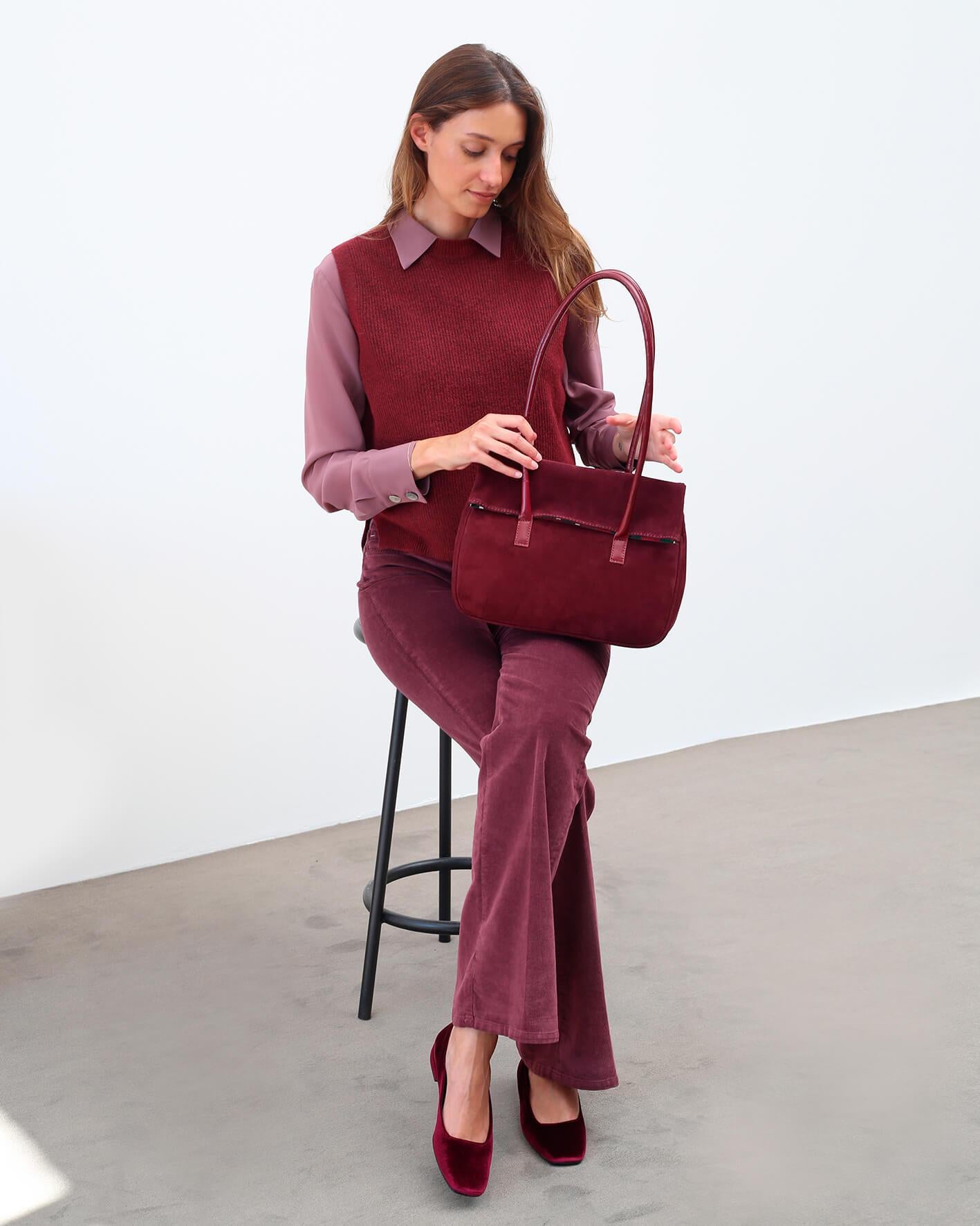 OLIVO 8555 BORDEAUX SUEDE
