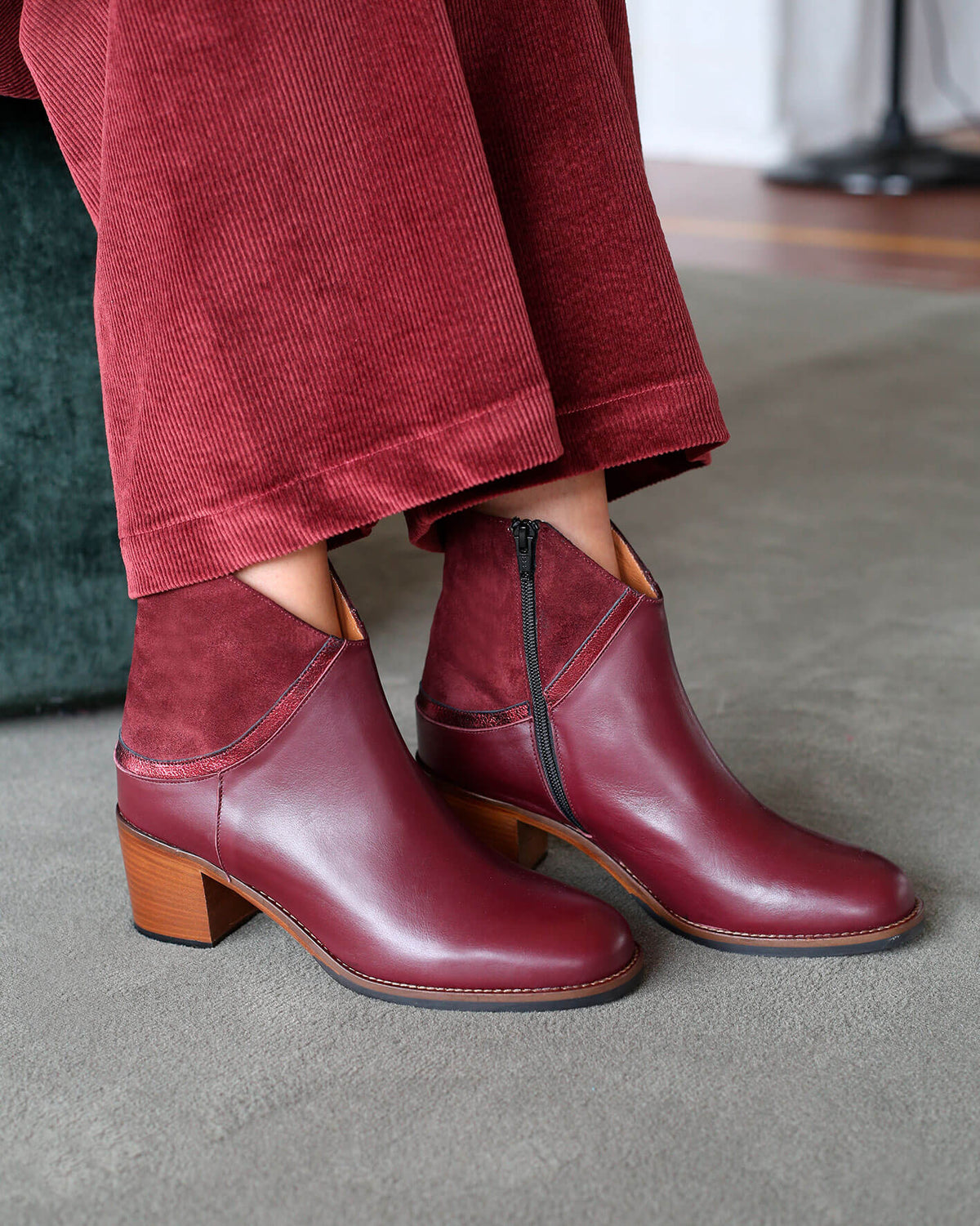 URANO URANO BORDEAUX SUEDE 