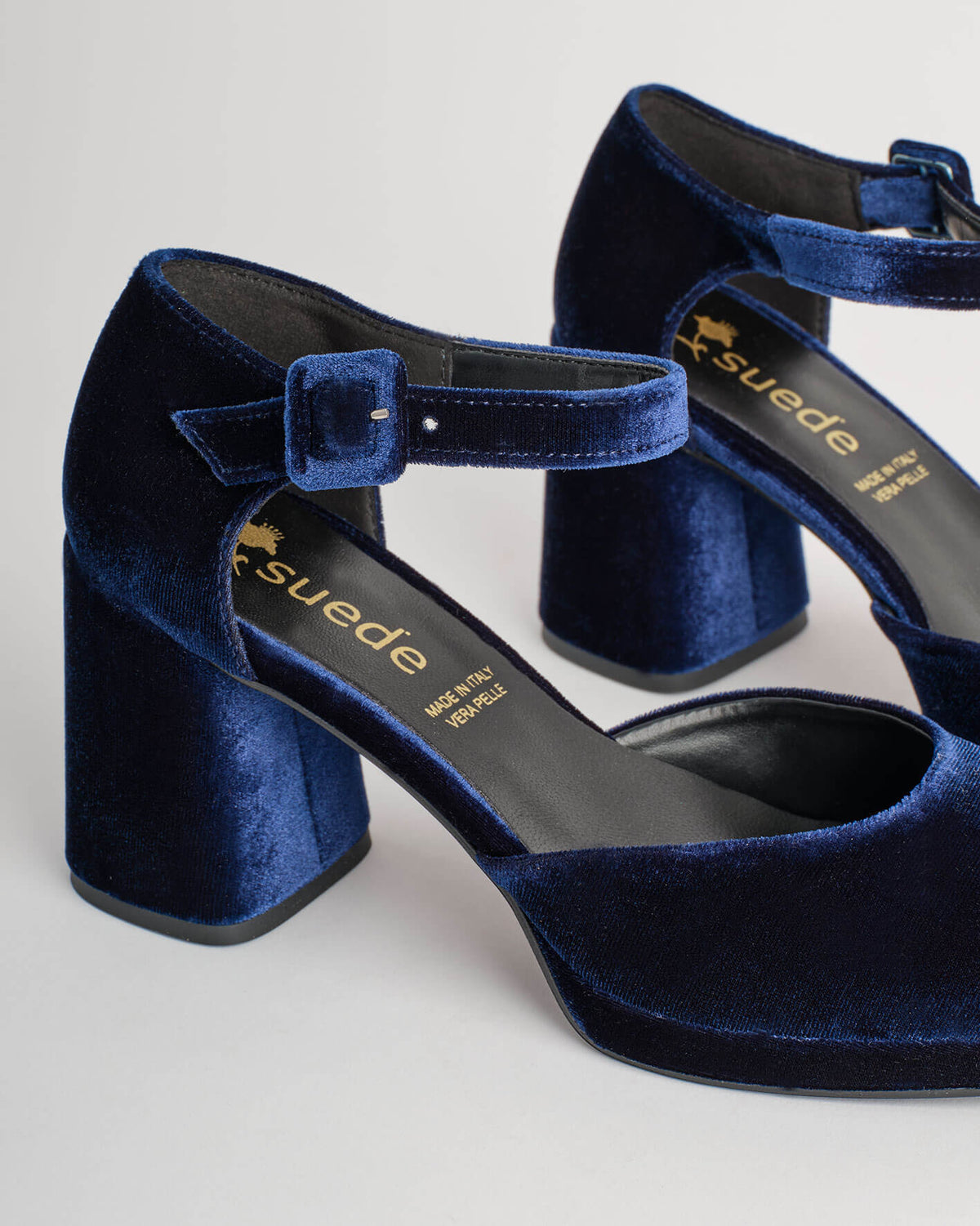 ANDRINE ANDRINE BLU SUEDE 