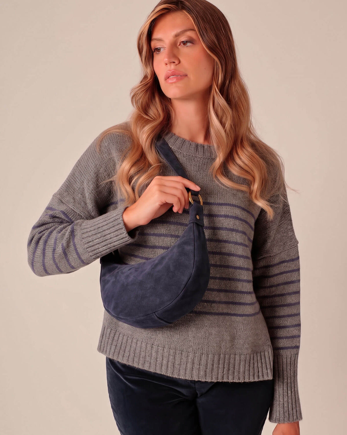 BABETTE BABETTE BLU SUEDE 