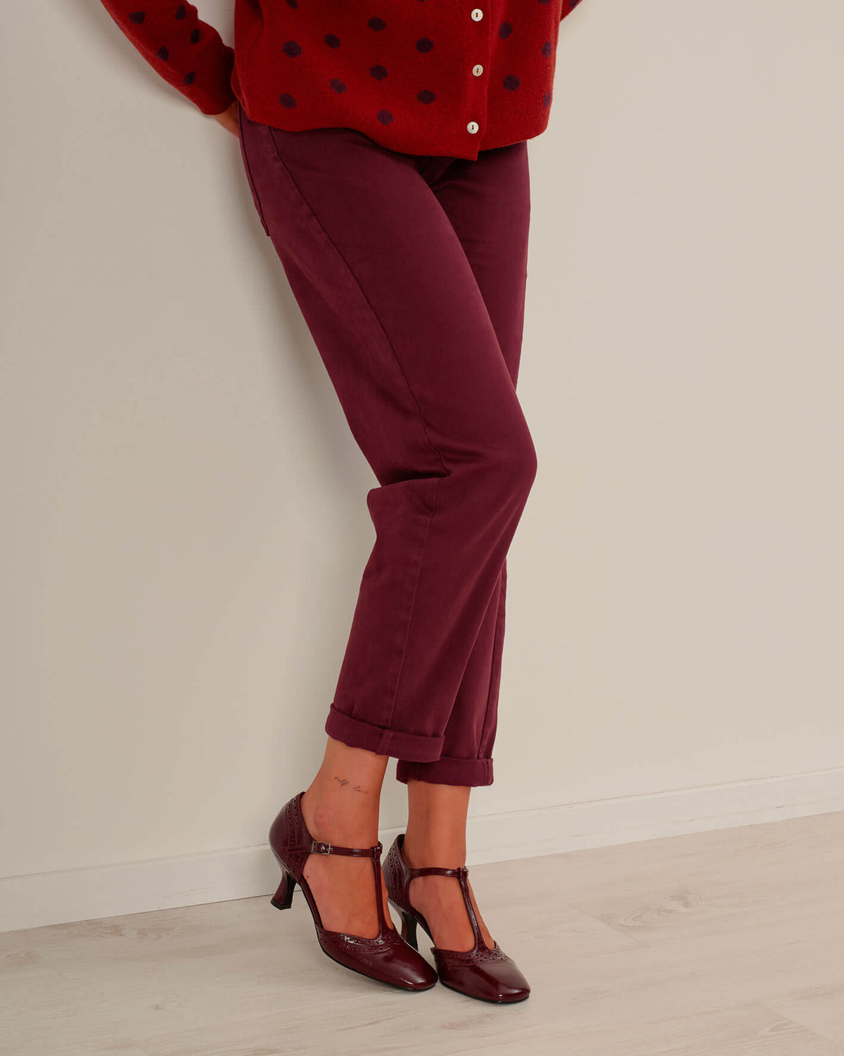 JOJO JOJO BORDEAUX SUEDE 
