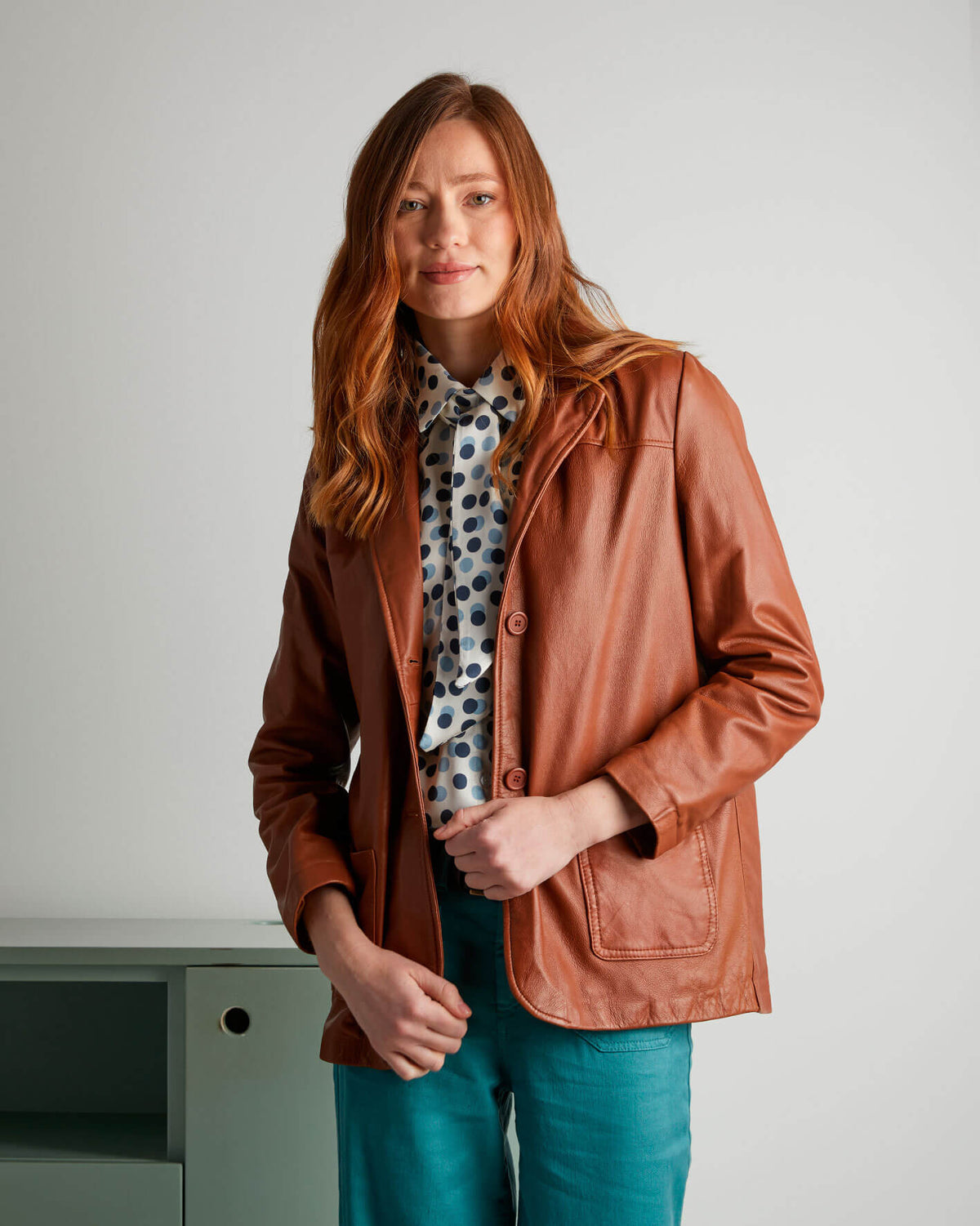 BLAZER BLAZER CUOIO SUEDE 