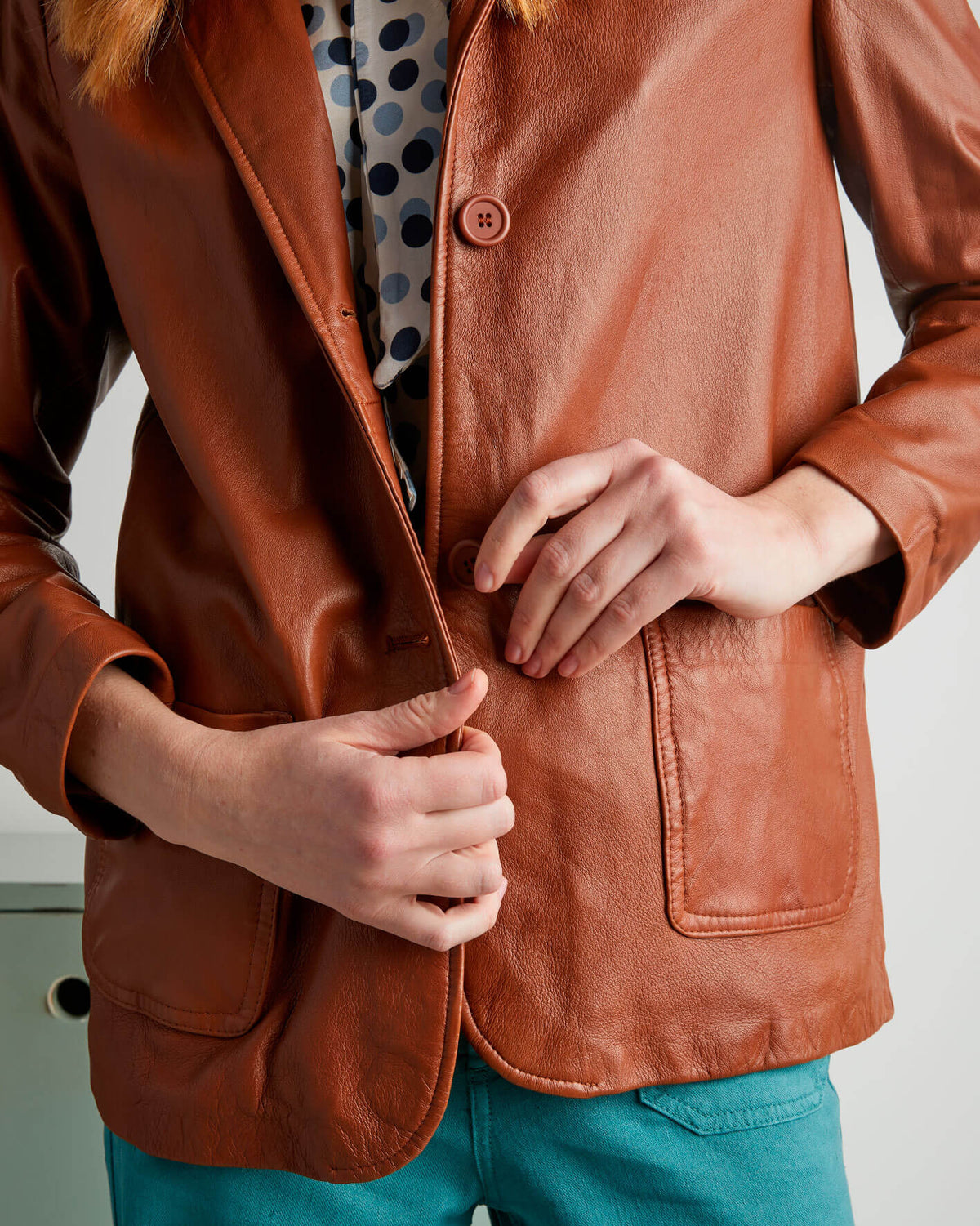 BLAZER BLAZER CUOIO SUEDE 