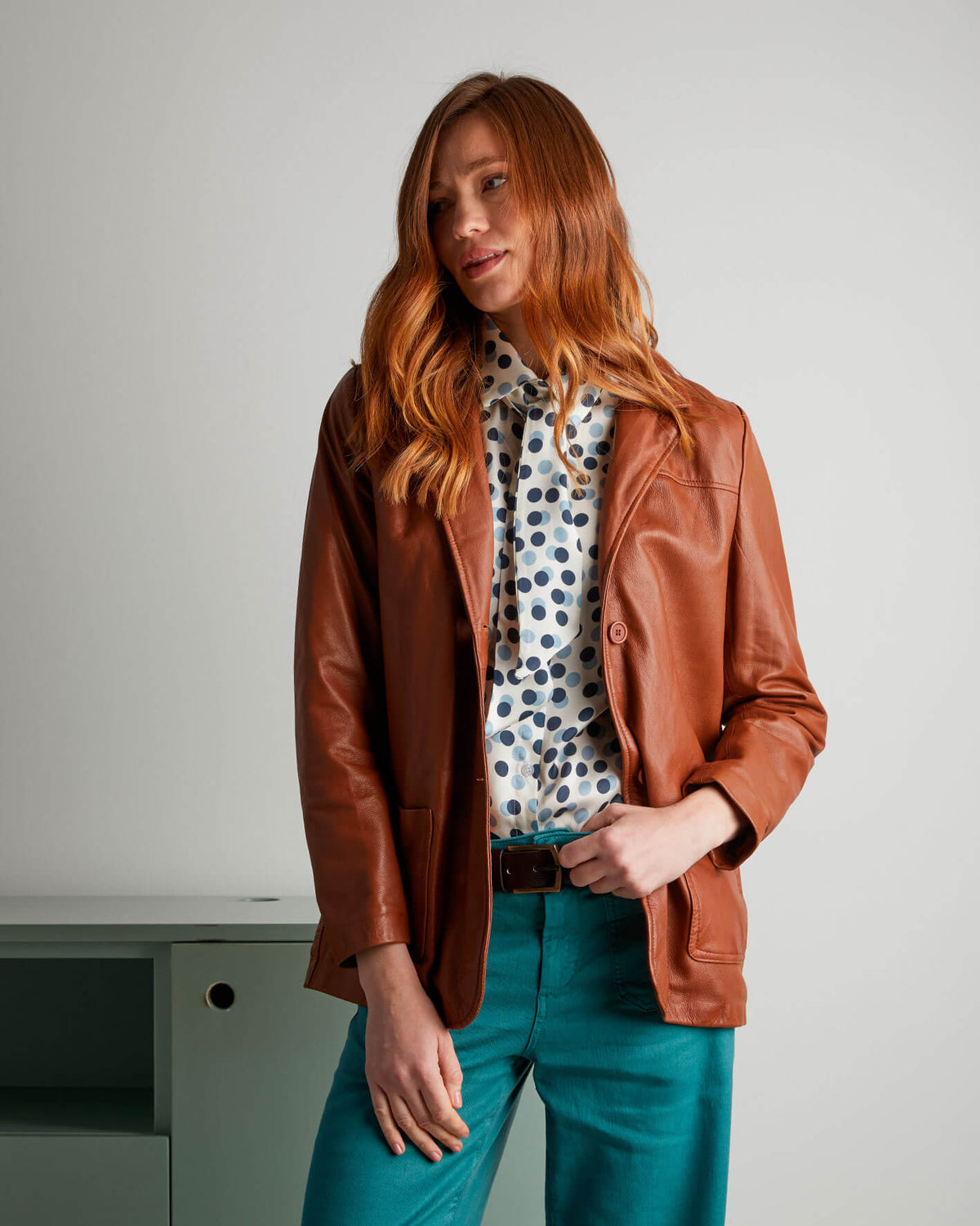 BLAZER BLAZER CUOIO SUEDE 