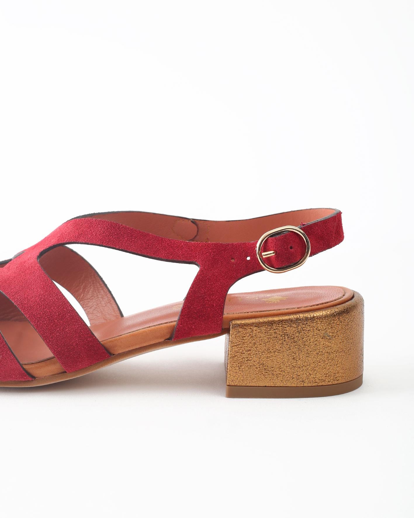 FLORA FLORA ROSSO SUEDE 