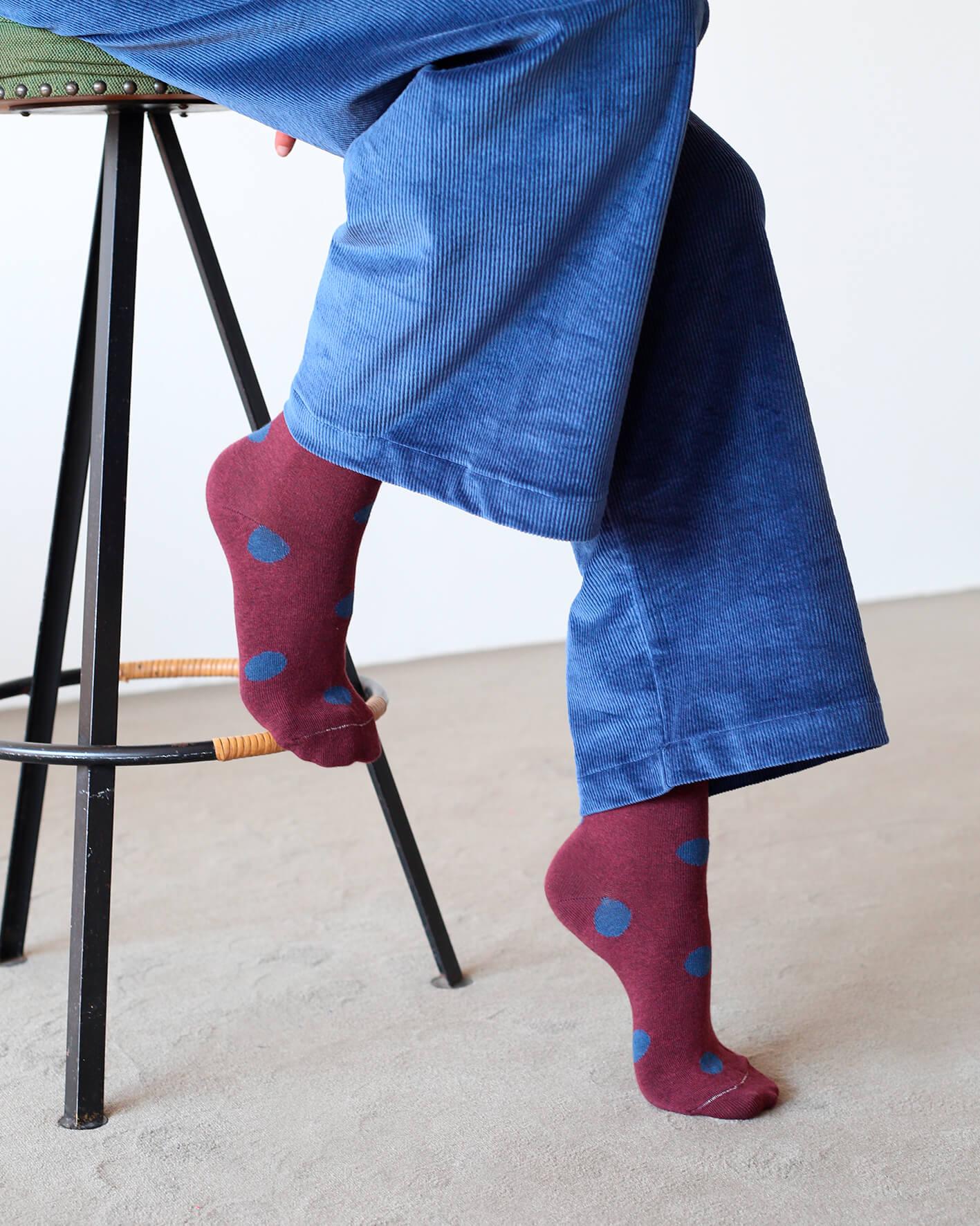 POIS POIS BORDEAUX SUEDE 