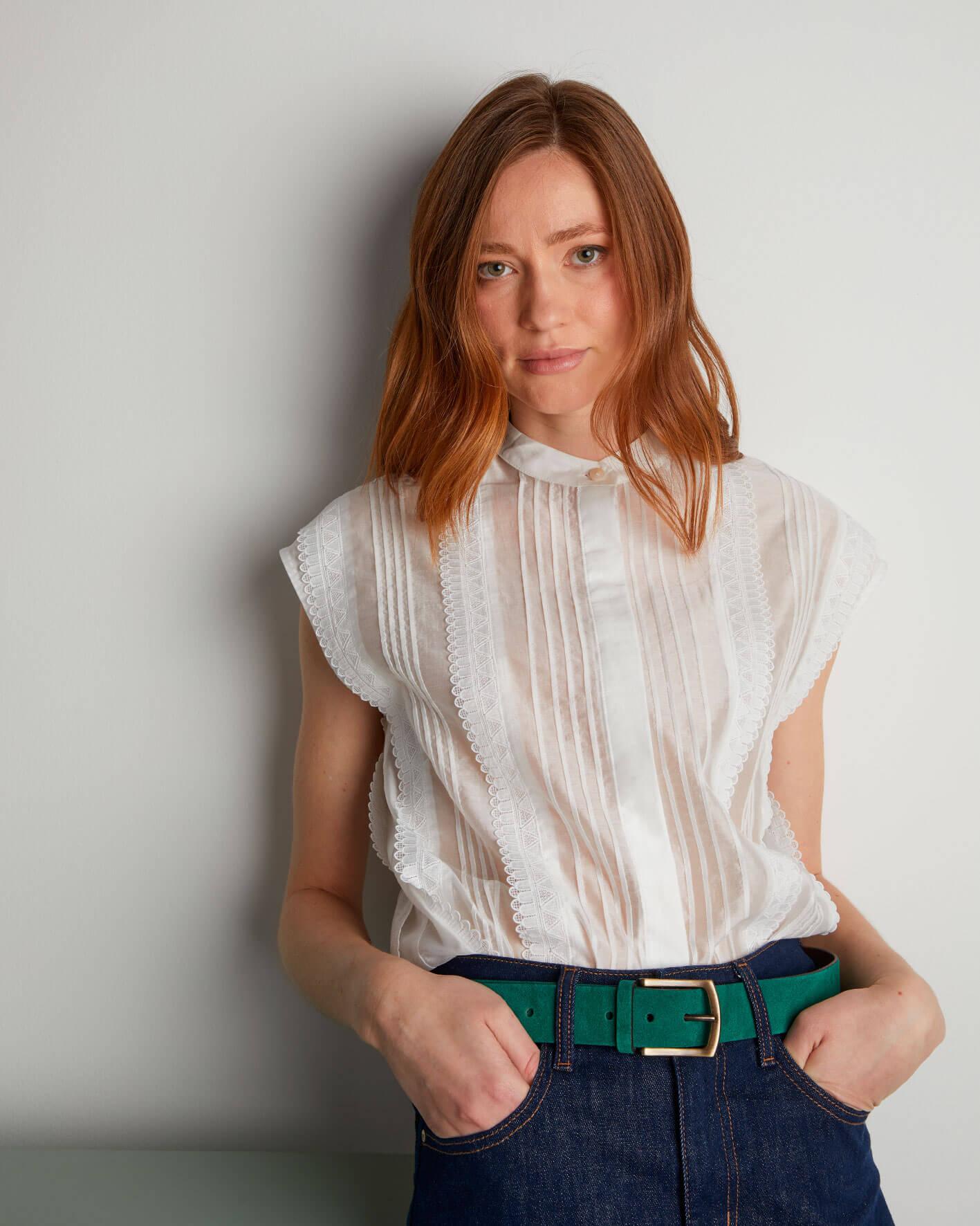 NICOLE NICOLE BIANCO SUEDE 