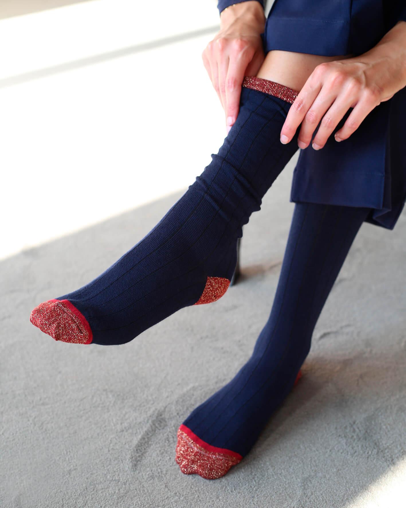 LUREX LUREX BLU SUEDE 