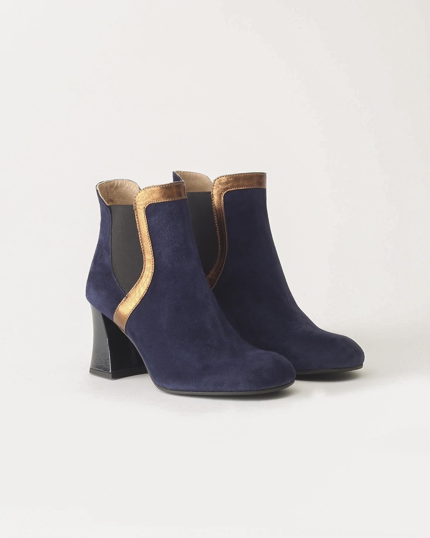 VIA VIGNA VIA VIGNA BLU SUEDE 