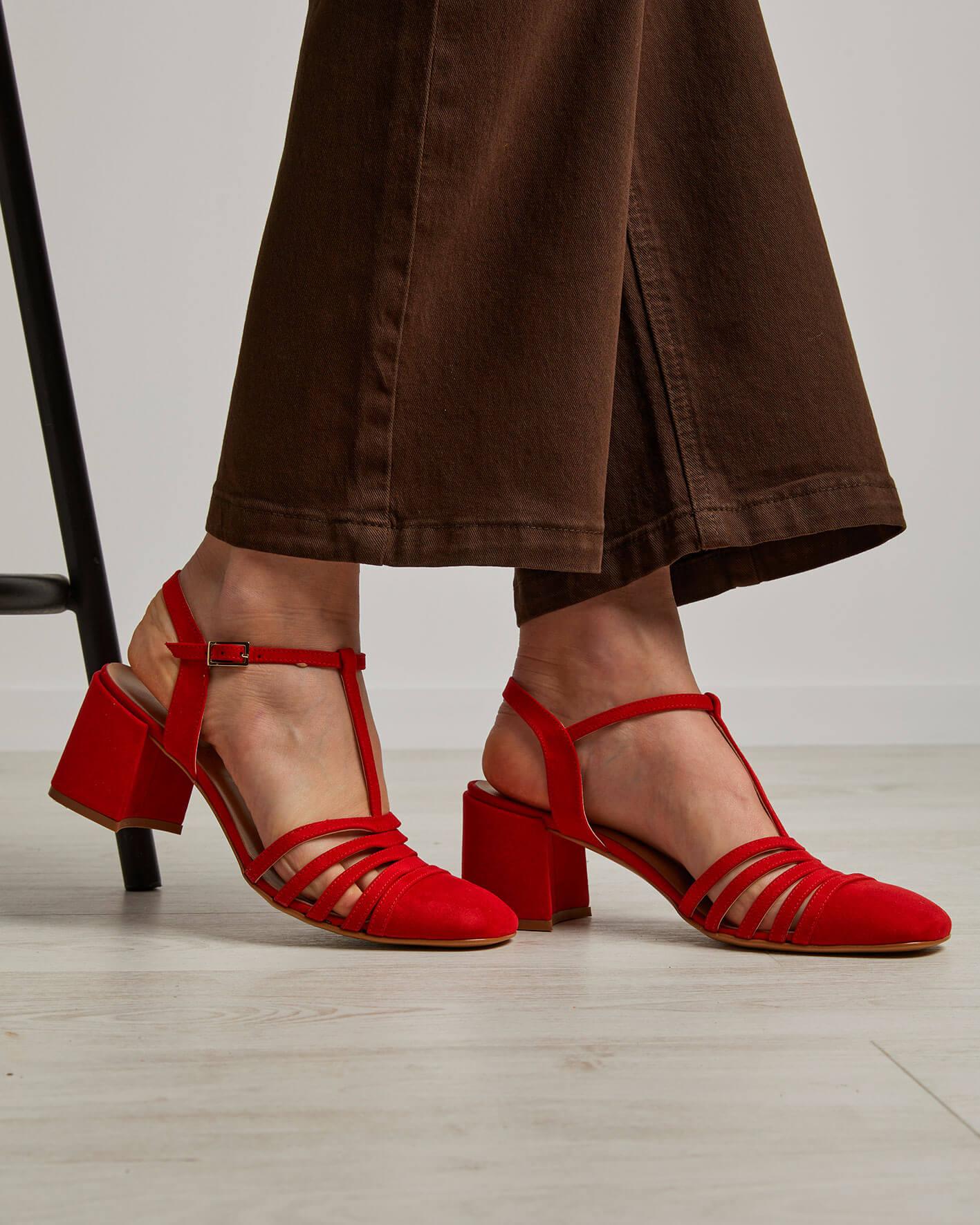 ATENE ATENE ROSSO SUEDE 