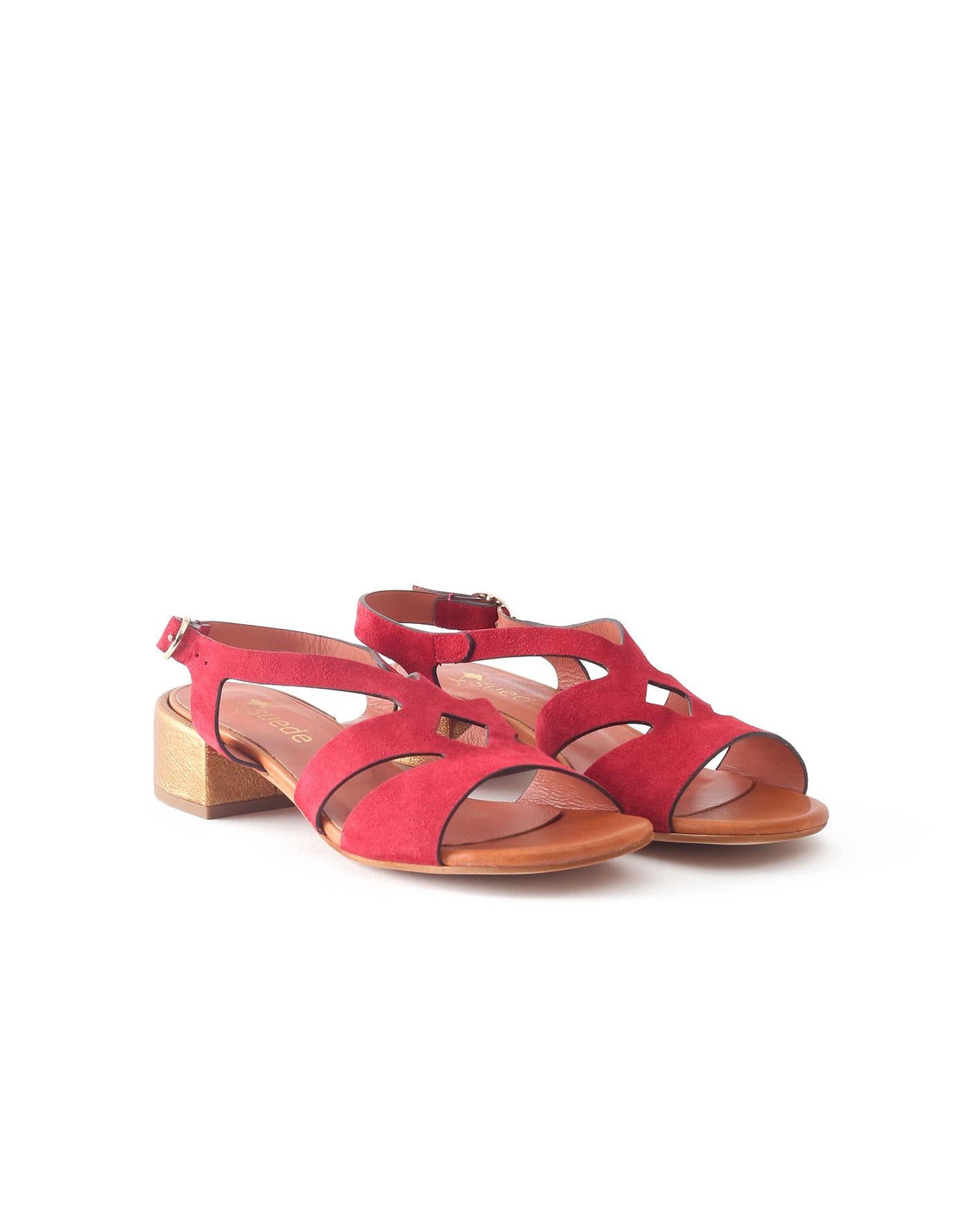 FLORA FLORA ROSSO SUEDE 