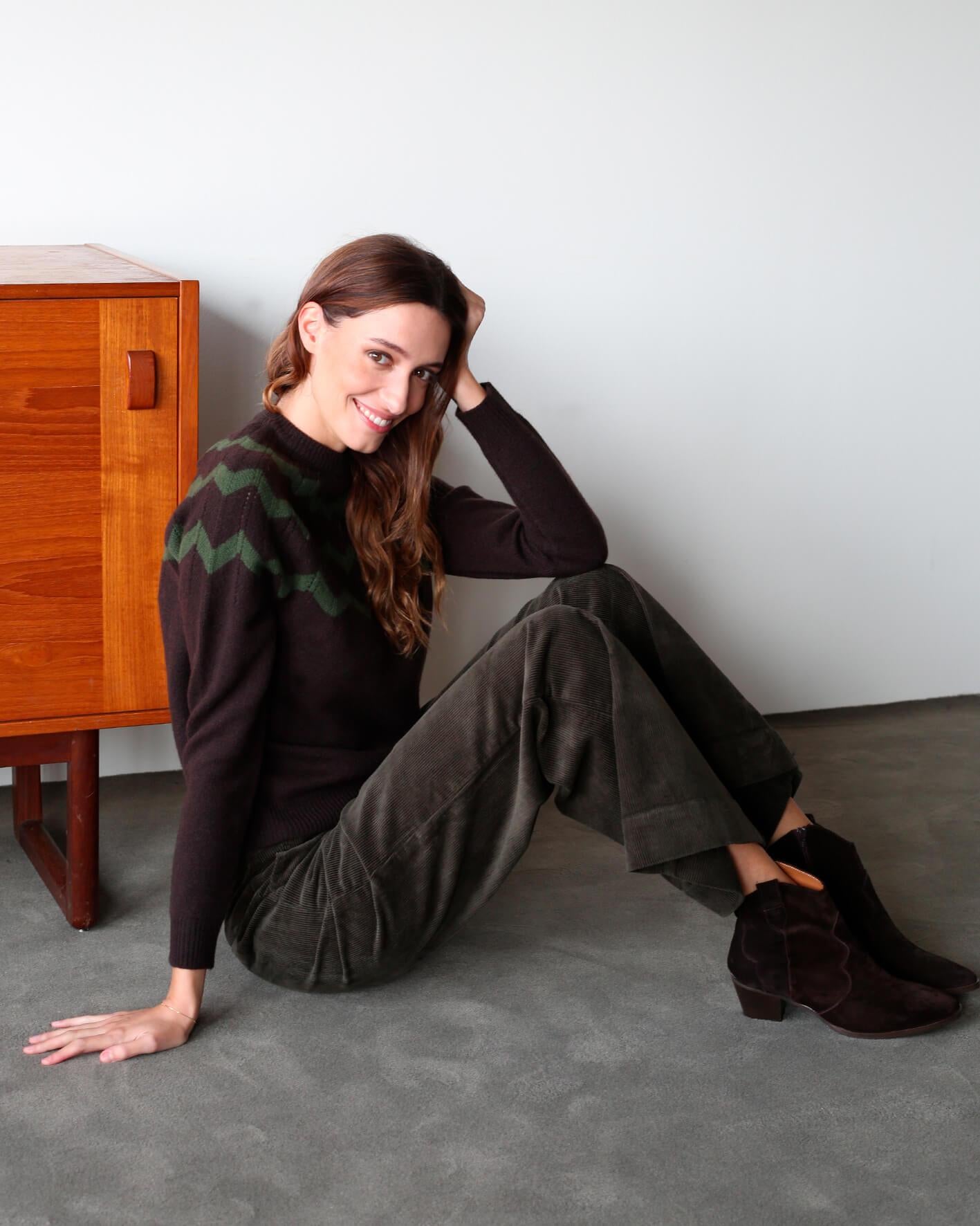 PRISCILLA PRISCILLA MOKA SUEDE 