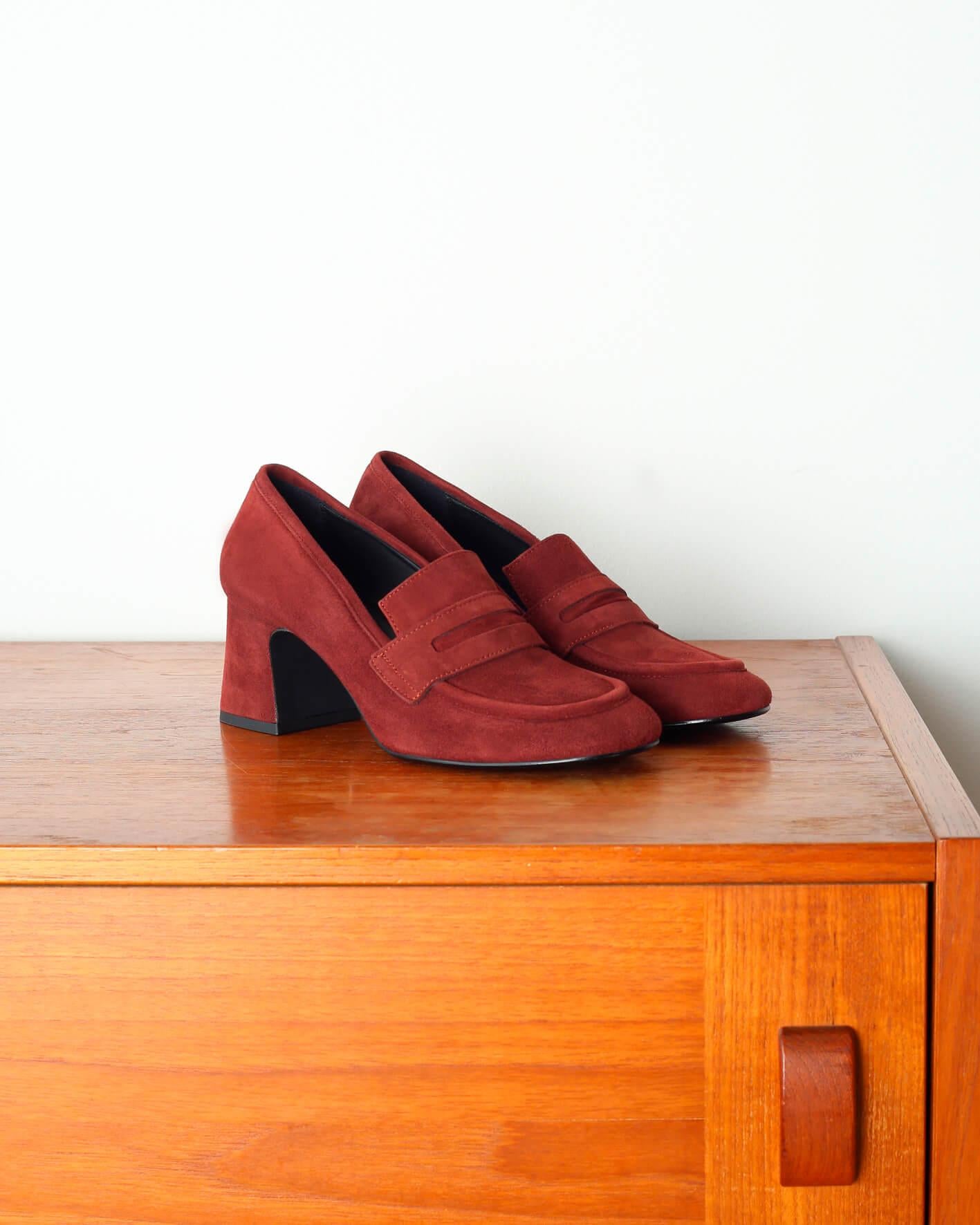 PLUTONE PLUTONE CASTAGNA SUEDE 