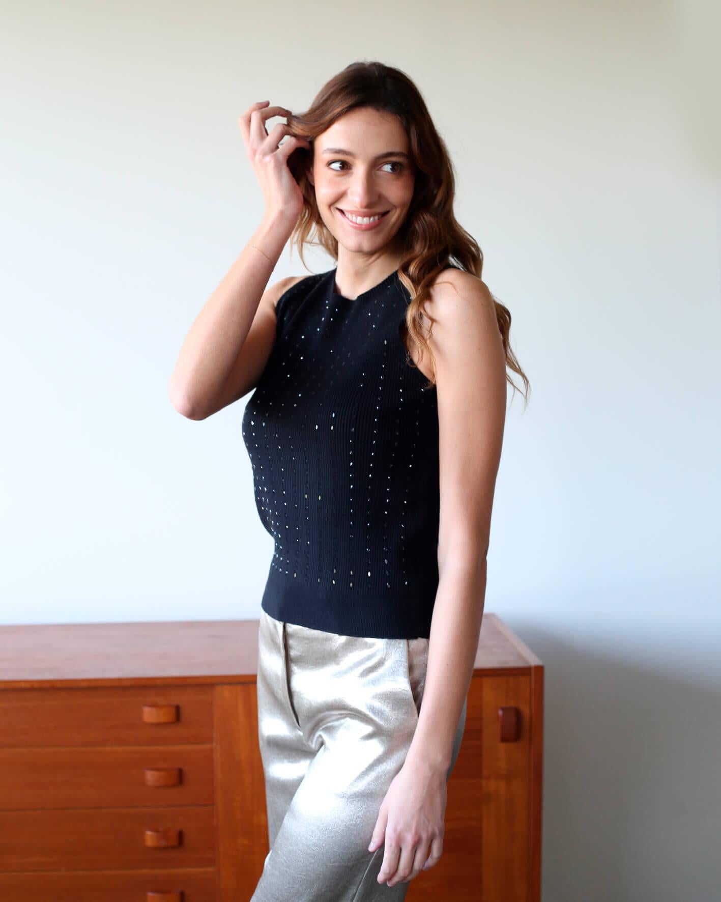 AMANDA AL1142 NERO SUEDE 