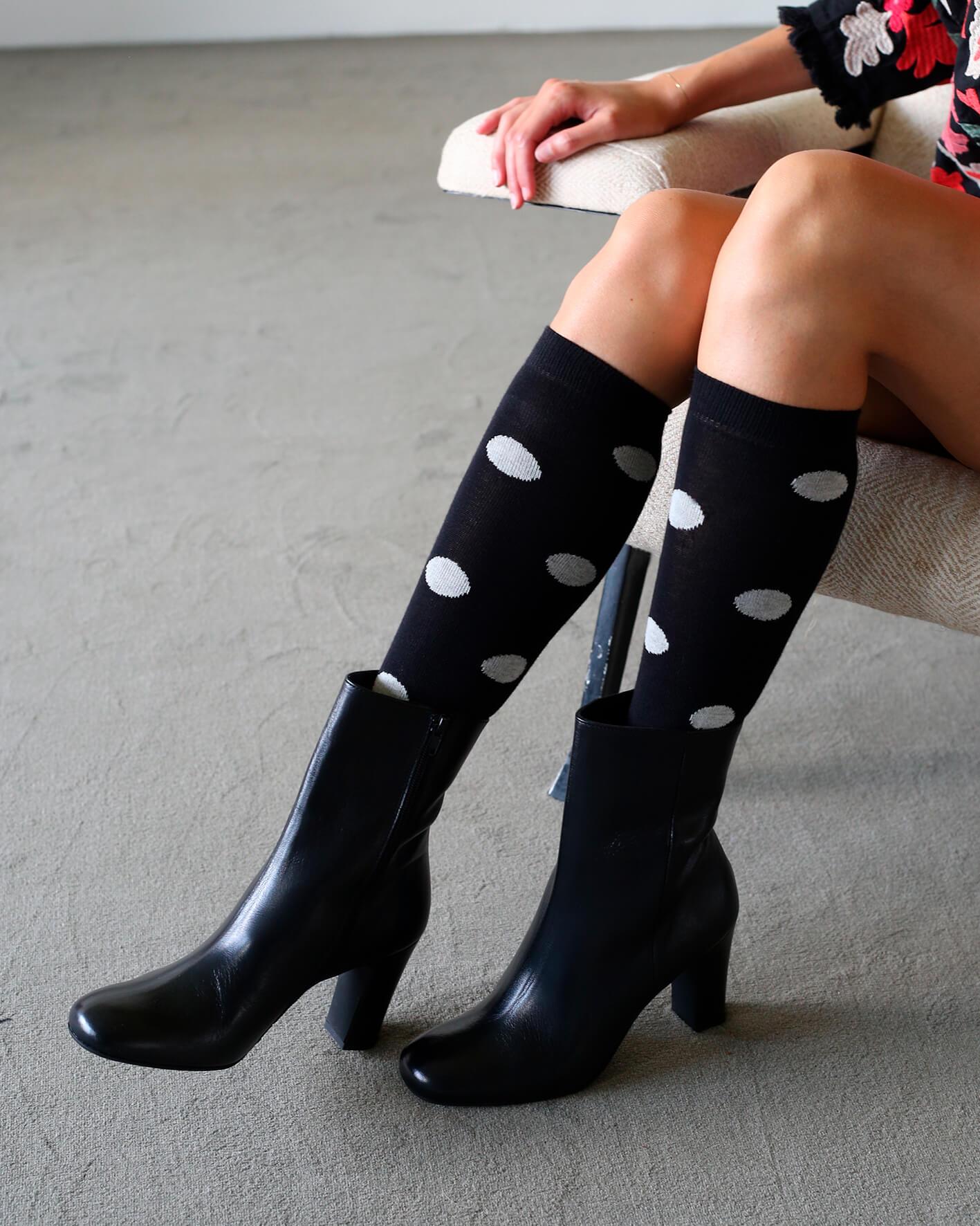 POIS POIS NERO SUEDE 
