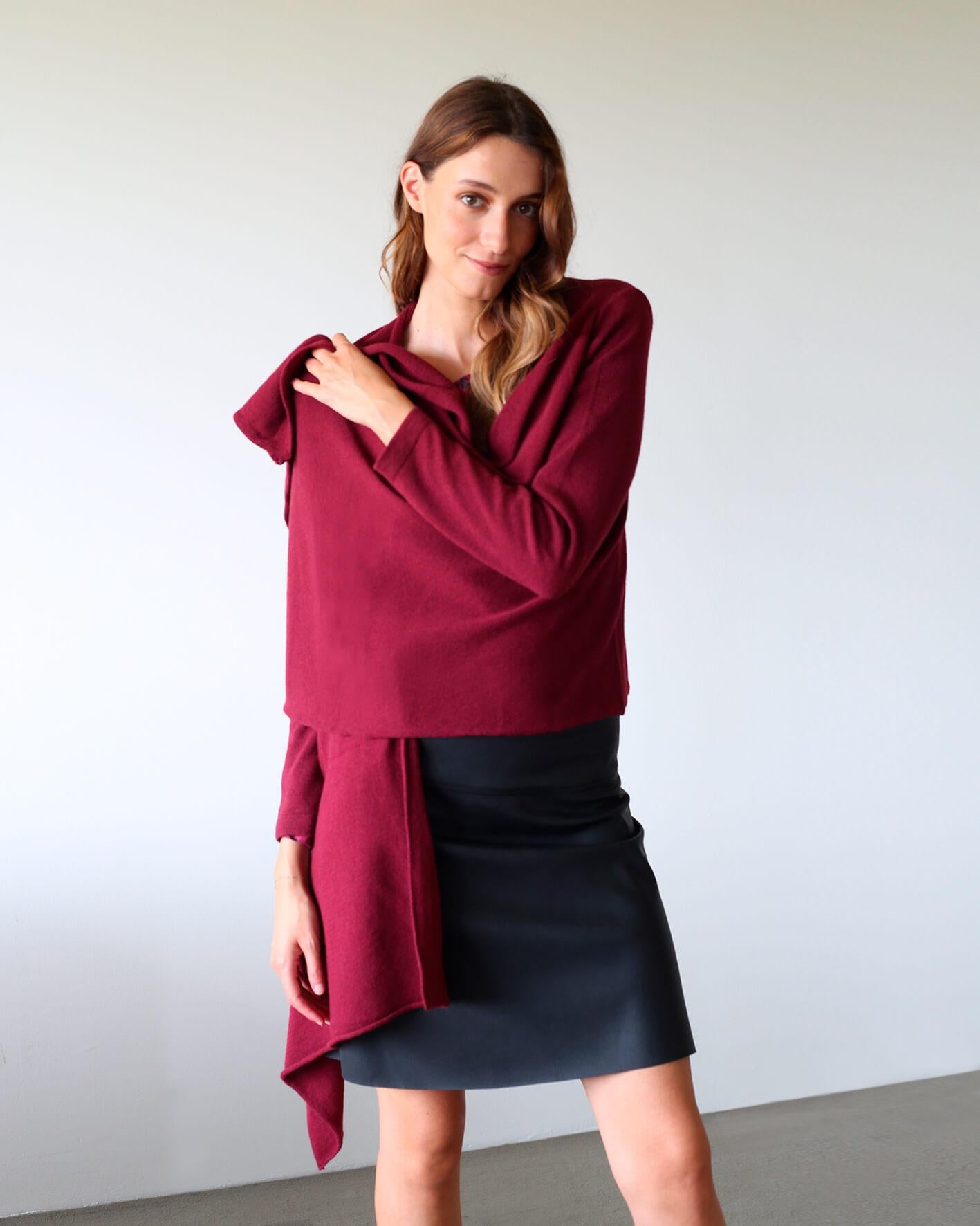 QUEEN QUEEN BORDEAUX SUEDE 