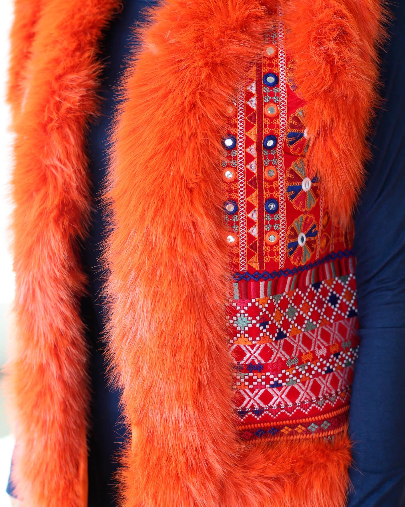 CHALECAS CHALECAS ARANCIO SUEDE 