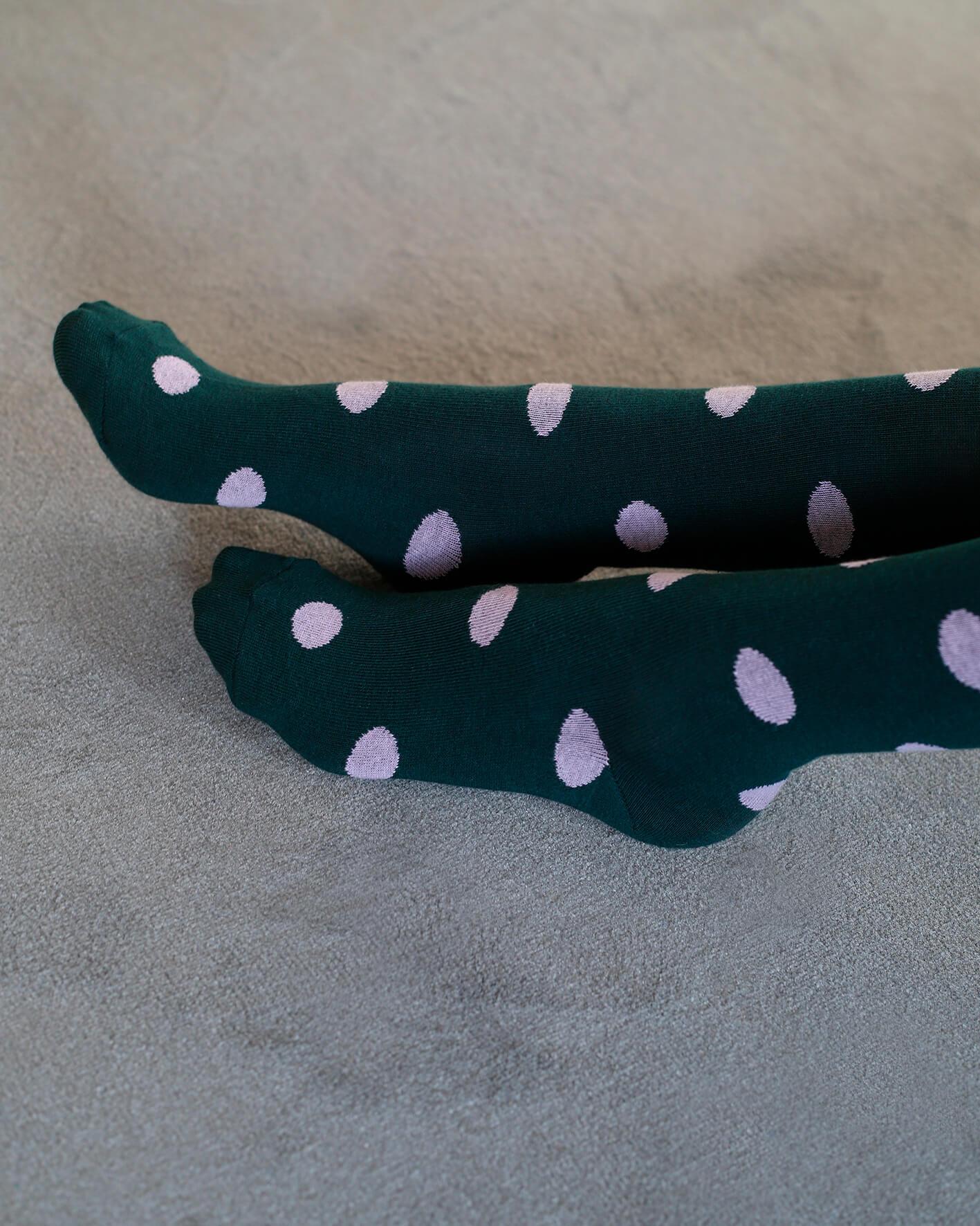 POIS POIS VERDE SUEDE 