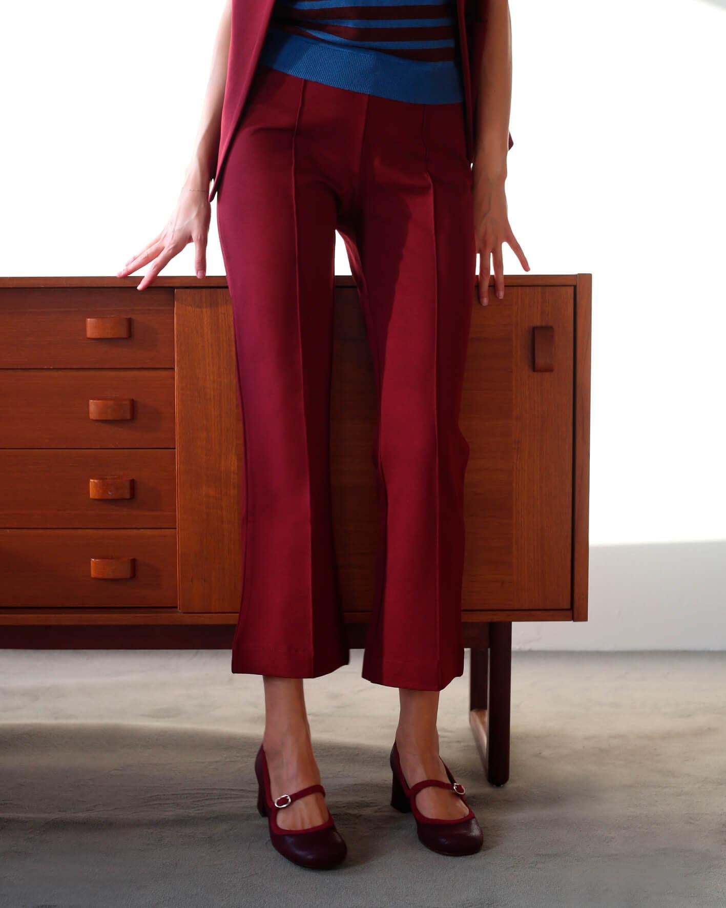 SORIA SORIA BORDEAUX SUEDE 