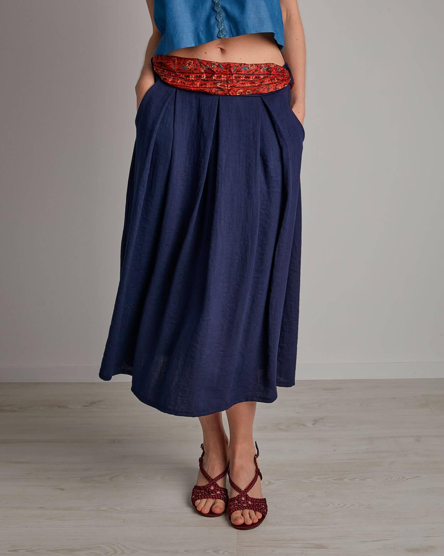 FOLK FOLK BLU SUEDE 