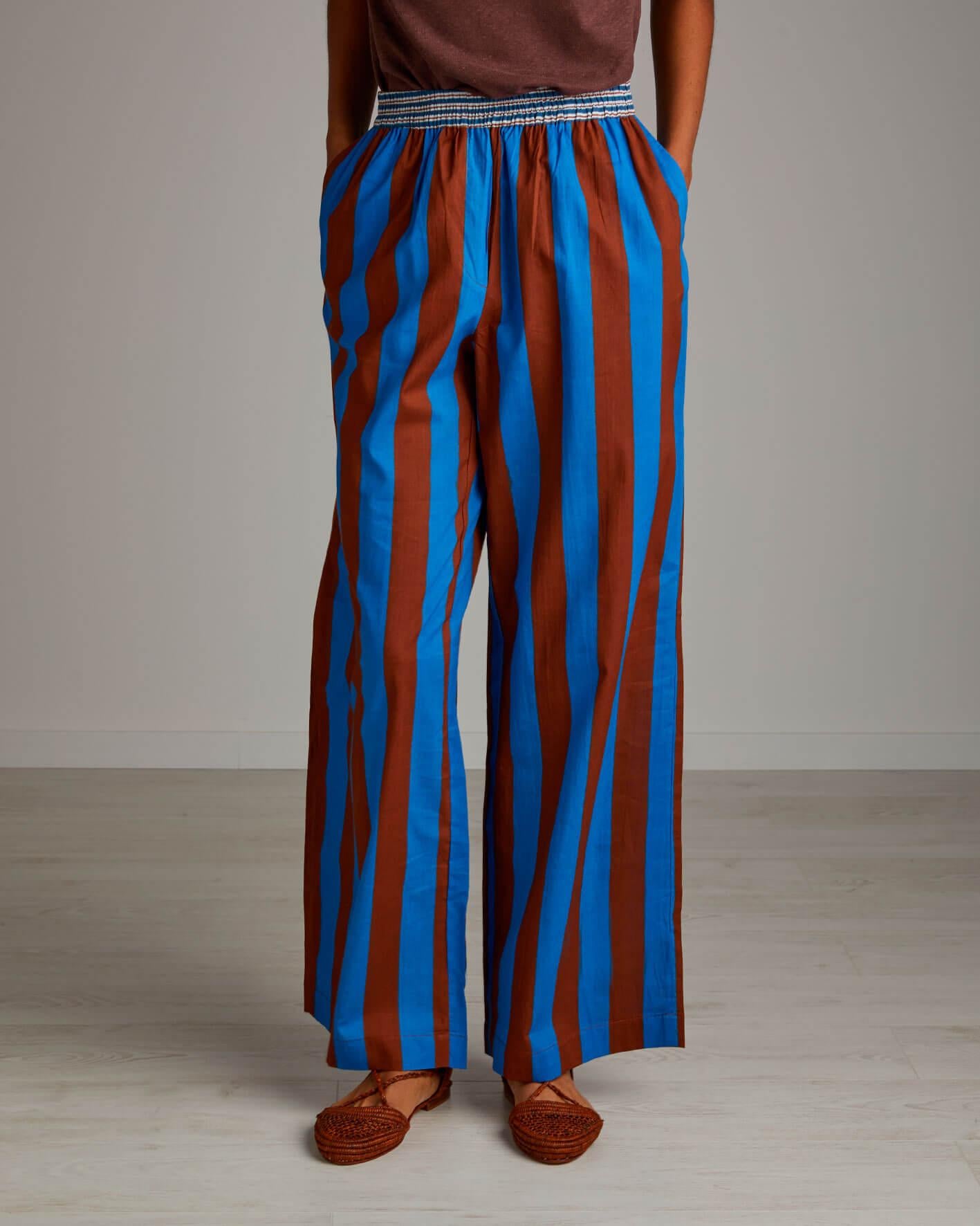 ELARA 68261 BLU RIGHE PALME 
